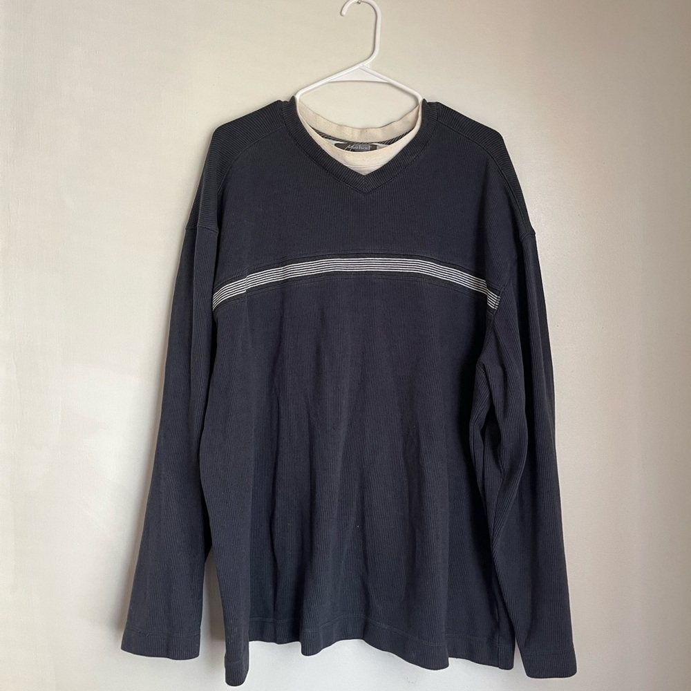 Men's V-Neck Sweater - Blue